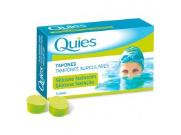 Imagen del producto QUIES TAPONES DE OIDO SILIC. NATACION 6U