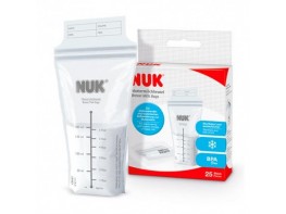 Imagen del producto Nuk Bolsas de leche materna 25u