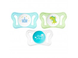 Imagen del producto Chicco Chupete micro silicona azul 0-2 meses 2 uds