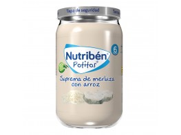 Imagen del producto Nutribén Potito suprema de merluza con arroz 235gr